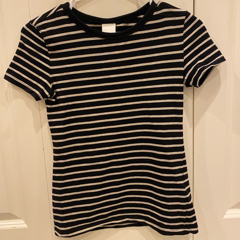 Black & White Striped Shirt Size XS